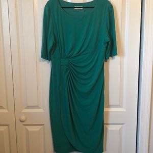 Green/teal Dress Barn dress. Worn once!